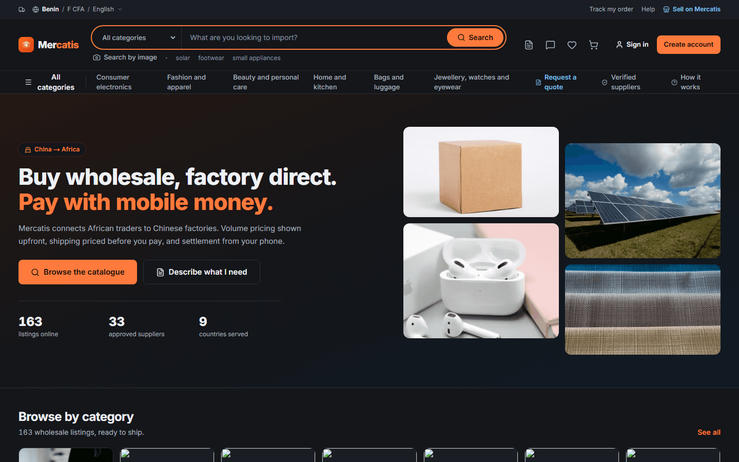 Mercatis: B2B marketplace from China to West Africa
